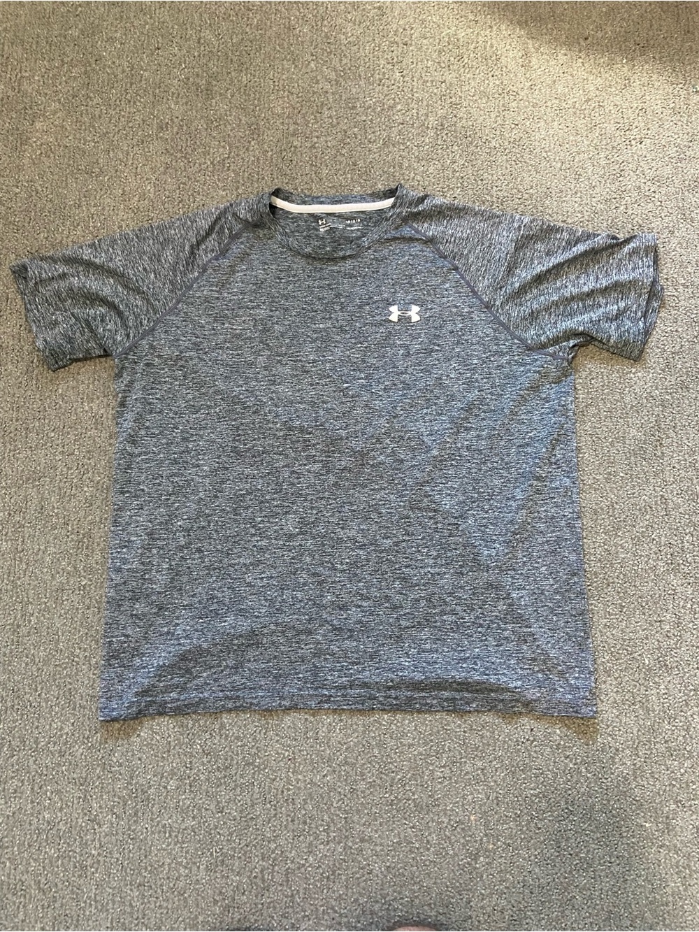 Under Armour Men's Gray Heather Performance Short Sleeve Tee